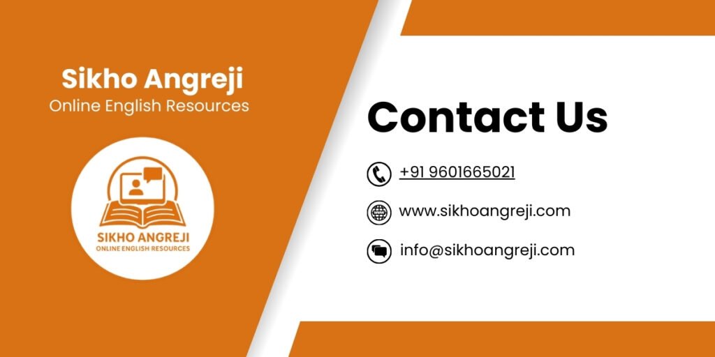 contact sikho angreji
